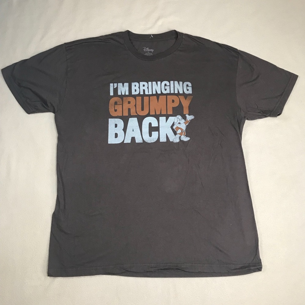 DISNEY I’m Bringing Grumpy Back Mens Shirt Size XL